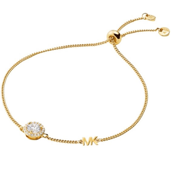 Michael Kors 14ct Yellow Gold Plated Slider Bracelet - Image 3