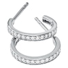 Thumbnail Image 2 of Michael Kors Mercer Link Sterling Silver Mini Huggie Hoops