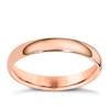Thumbnail Image 0 of 9ct Rose Gold 3mm Extra Heavyweight Court Ring