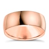 Thumbnail Image 0 of 9ct Rose Gold 8mm Extra Heavyweight Court Ring