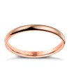 Thumbnail Image 0 of 9ct Rose Gold 2mm Extra Heavyweight D Shape Ring