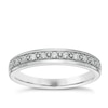 Thumbnail Image 1 of Platinum 0.10ct Diamond Wedding Band