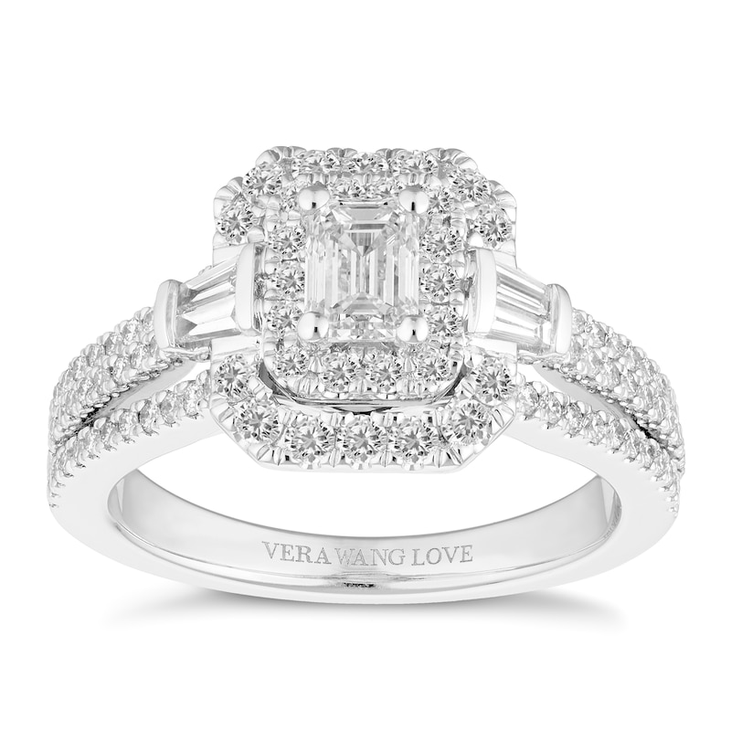 Vera Wang 18ct White Gold 1.18ct Total Diamond Ring