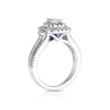 Thumbnail Image 2 of Vera Wang 18ct White Gold 1.18ct Total Diamond Ring