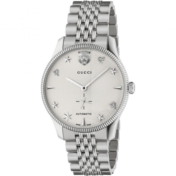 Gucci G-Timeless Stainless Steel Bracelet Watch