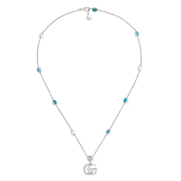 Gucci GG Marmont Mother Of Pearl Necklace