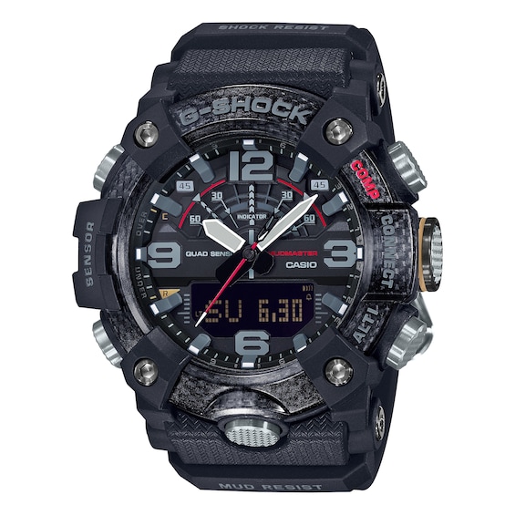 Men's G-Shock Gg-B100-1Aer Mudmaster Black Rubber Strap Watch