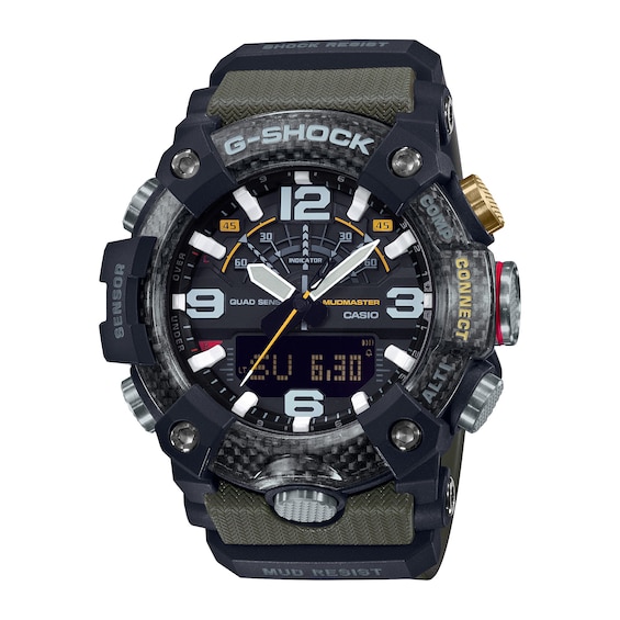 G-Shock GG-B100-1A3ER Men’s Mudmaster Khaki Rubber Strap Watch