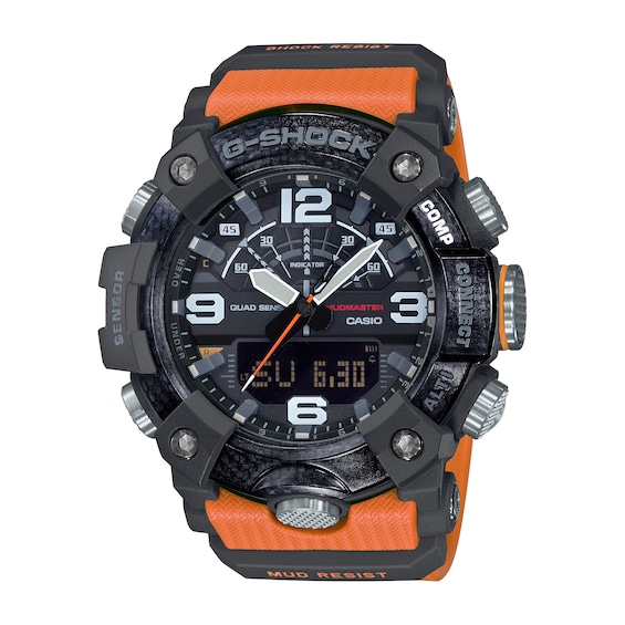 G-Shock GG-B100-1A9ER Men’s Mudmaster Black & Orange Rubber Strap Watch