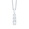 Thumbnail Image 0 of 9ct White Gold Trilogy 0.25ct Total Diamond Pendant