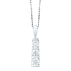 Thumbnail Image 0 of 9ct White Gold Trilogy 0.50ct Total Diamond Pendant