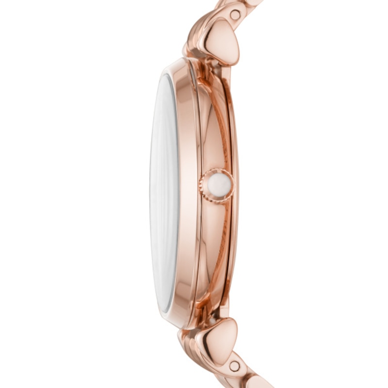 Emporio Armani Rose Gold-Tone Bracelet Watch