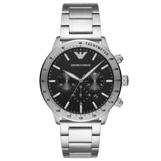 Emporio Armani Chronograph Stainless Steel Bracelet Watch