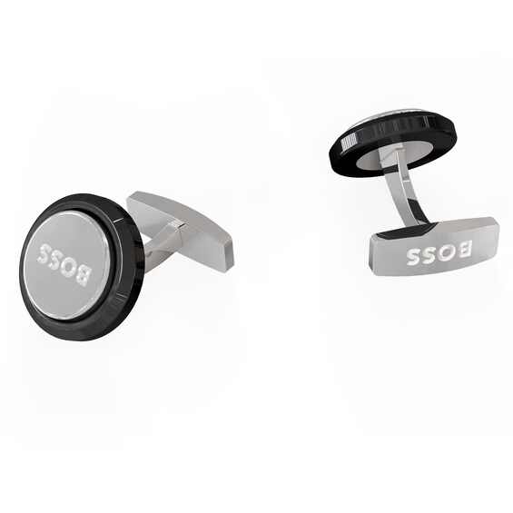 BOSS Men’s Signature Brass Cufflinks