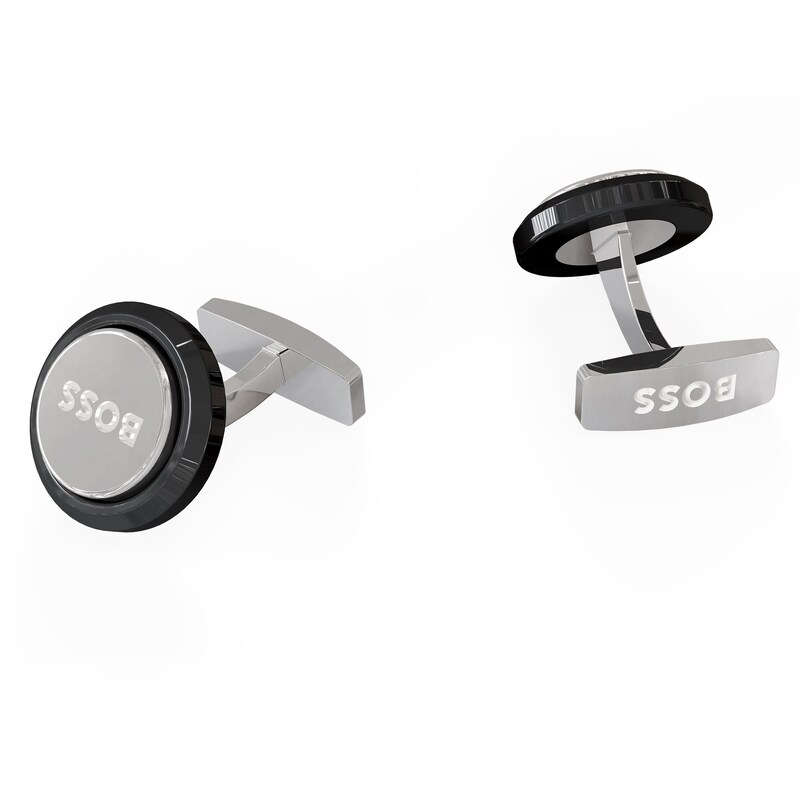 BOSS Men's Signature Brass Cufflinks