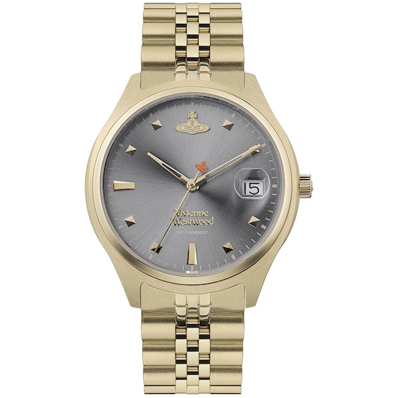 Women's Vivienne Westwood Camberwell 37Mm Yellow Gold-Tone Watch