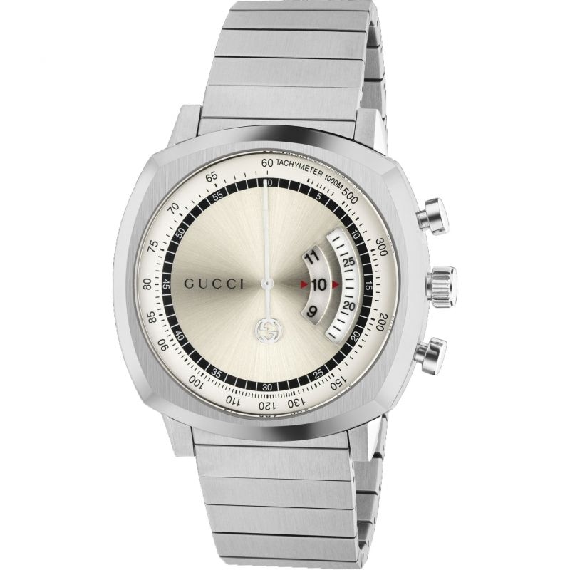 Gucci Grip Stainless Steel Bracelet Watch