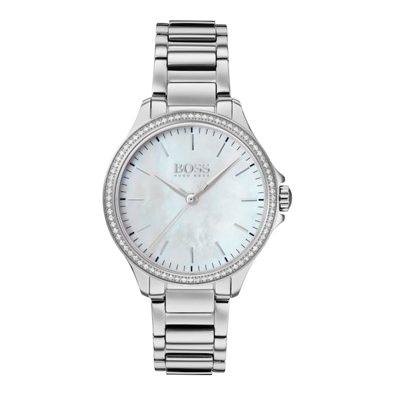 BOSS Diamonds Ladies’ Stainless Steel Bracelet Watch