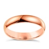 Thumbnail Image 0 of 18ct Rose Gold 4mm Extra Heavyweight D Shape Ring