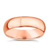 Thumbnail Image 0 of 18ct Rose Gold 5mm Extra Heavyweight D Shape Ring