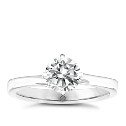 Engagement Ring The Diamond Story 18ct White Gold 0.25ct Solitaire Ring