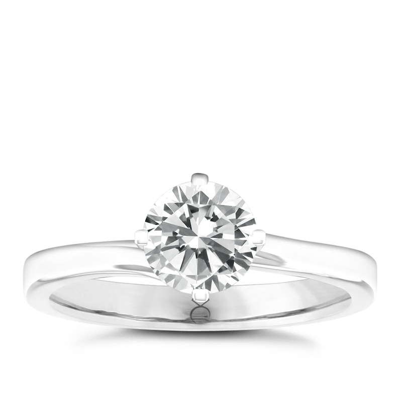 The Diamond Story 18ct White Gold 0.25ct Solitaire Ring