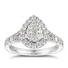 Thumbnail Image 1 of Neil Lane 14ct White Gold 0.81ct Total Diamond Pear Ring