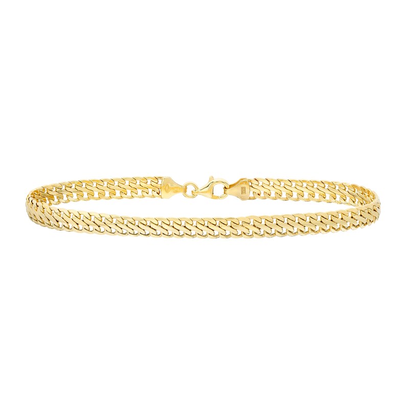9ct Yellow Gold 7.5 Inch S Link Bracelet