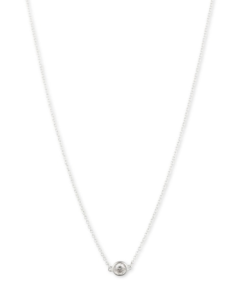 Lauren Ralph Lauren Silver CZ Charm Necklace