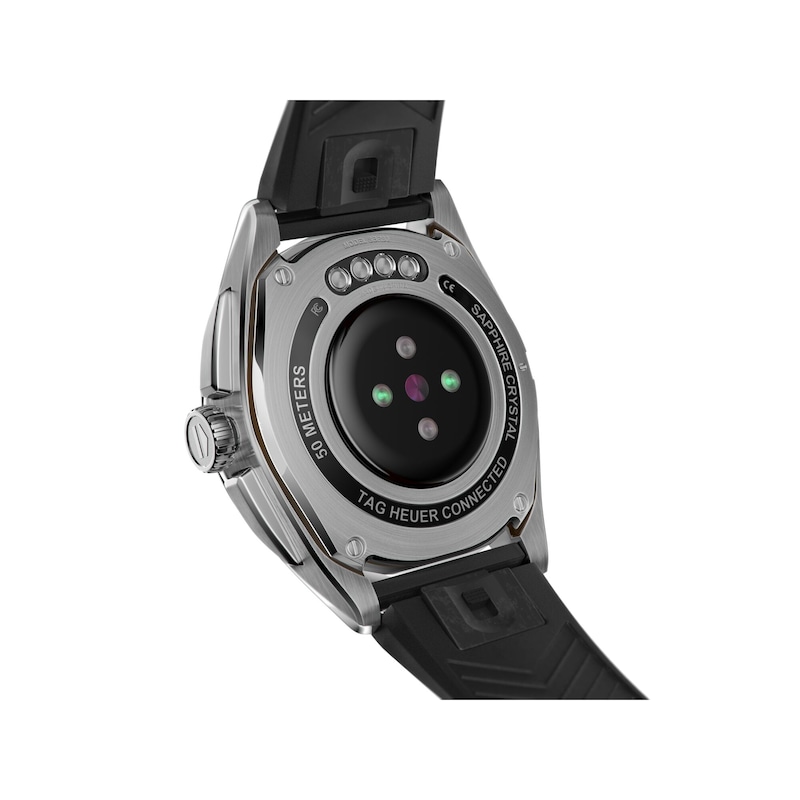 TAG Heuer Connected Black Rubber Smartwatch