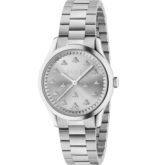 Gucci G-Timeless Ladies’ Stainless Steel Bracelet Watch
