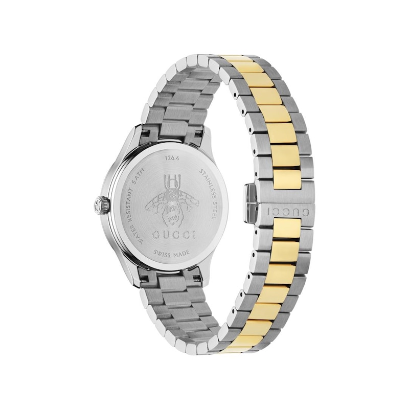 Gucci G-Timeless 18ct Yellow Gold & Steel Bracelet Watch