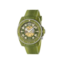 Gucci Dive Green Strap Watch