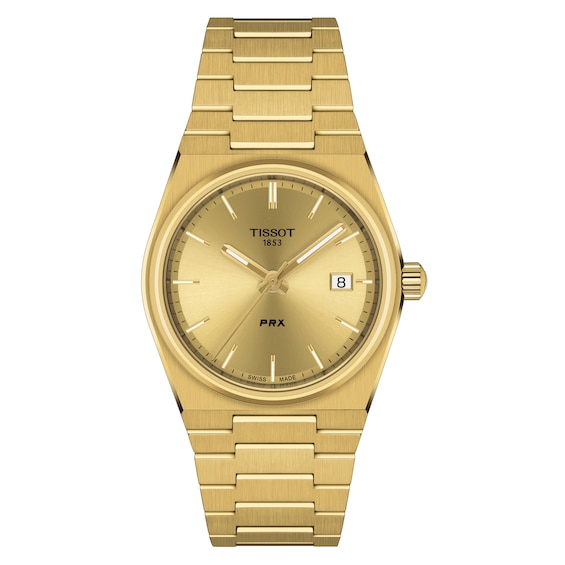 Tissot PRX 35mm Ladies’ Gold Tone Bracelet Watch