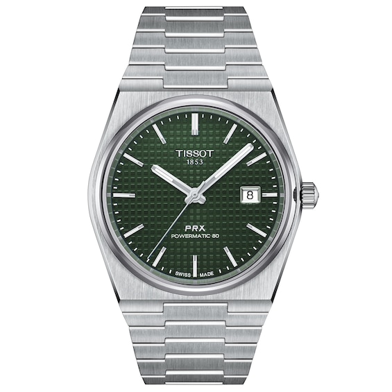 Men's Tissot Prx Powermatic 80 Stainless Steel Bracelet Watch