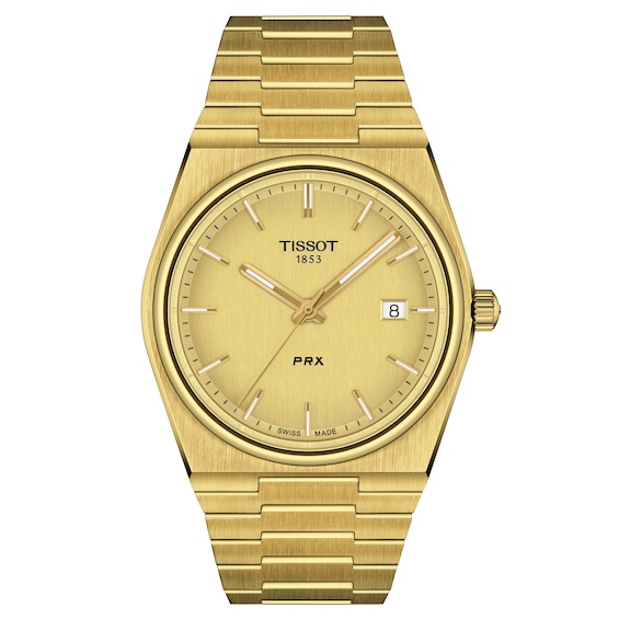 Tissot PRX Men’s Gold Tone Bracelet Watch
