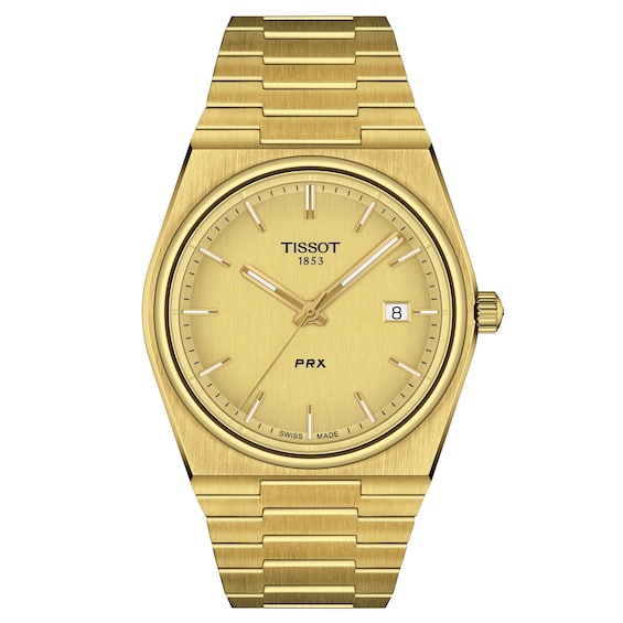 Tissot PRX 40mm Men's Gold Tone Bracelet Watch