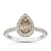 Thumbnail Image 1 of Le Vian 14ct White Gold 0.80ct Total Diamond Cluster Ring