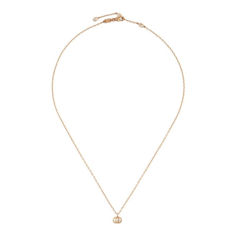 Gucci GG Running 18ct Rose Gold Pendant | Ernest Jones