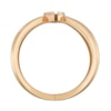 Thumbnail Image 2 of Gucci GG Running 18ct Rose Gold Criss Cross Ring Size N-O