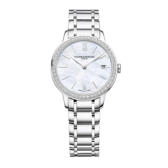 Baume and Mercier Classima Ladies Diamond Bracelet Watch