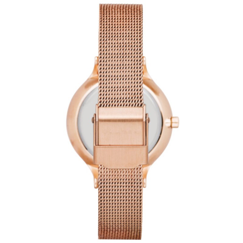 Skagen Anita Ladies' Rose Gold-Tone Bracelet Watch