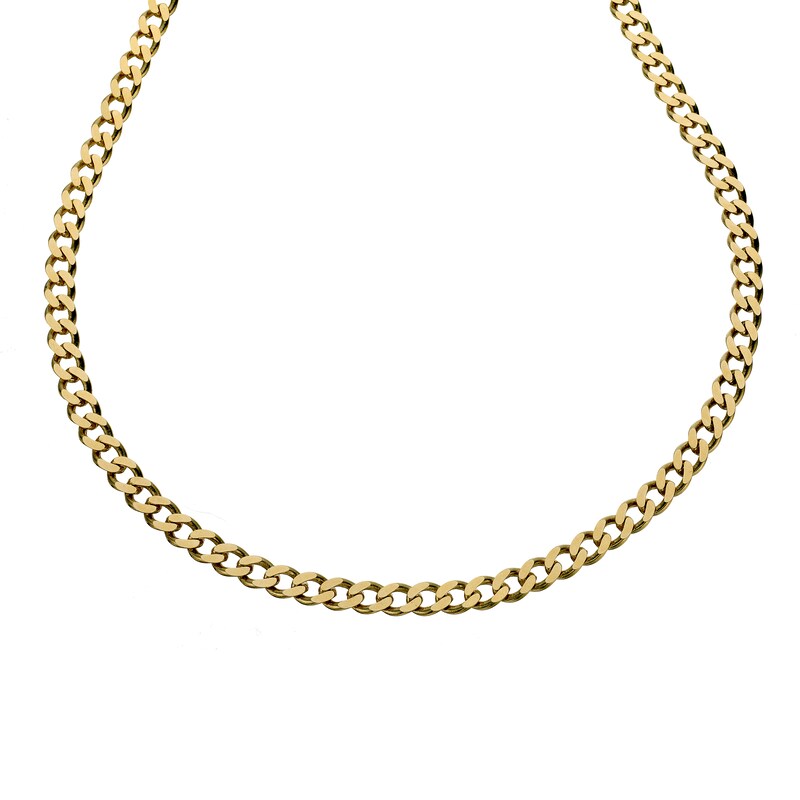 9ct Yellow Gold 20 Inch Curb Chain