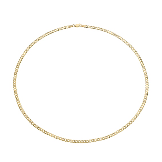 9ct Yellow Gold 20 Inch Curb Chain