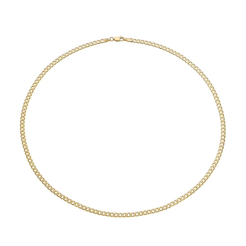 9ct Yellow Gold 20 Inch Curb Chain