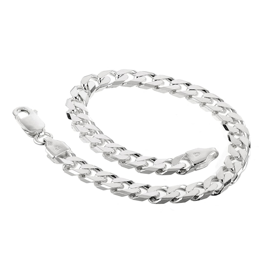 Sterling Silver 8 Inch Curb Chain Bracelet