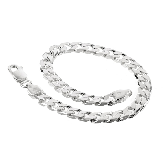 Sterling Silver 8 Curb Chain Bracelet