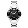 Thumbnail Image 0 of Emporio Armani Men's Black Dial Stainless Steel Bracelet Watch