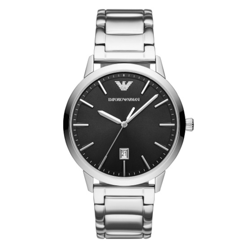 Emporio Armani Men's Stainless Steel Bracelet Watch | Ernest Jones