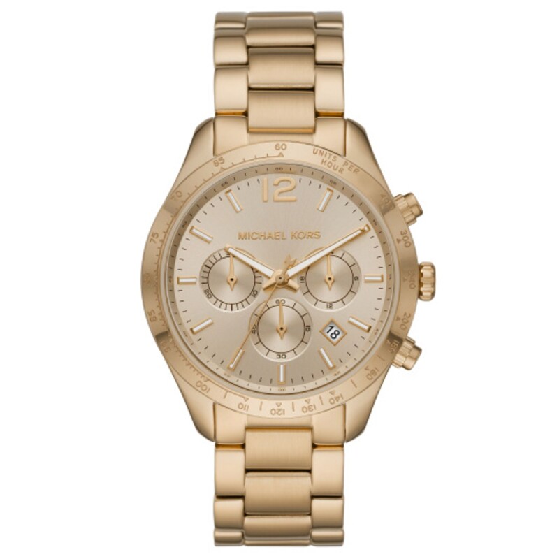 Michael Kors Layton Oversized Ladies' Gold-Tone Watch